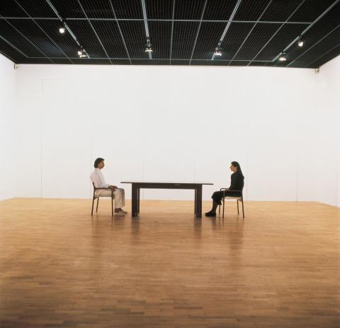 Vue d'oeuvre Marina Abramovic et Ulay