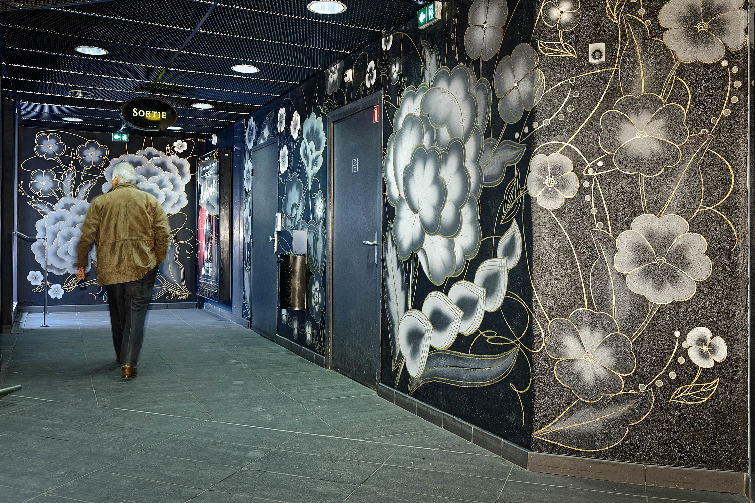 Vue de l'exposition Wall Drawings 2 - Œuvre de Jet Martinez