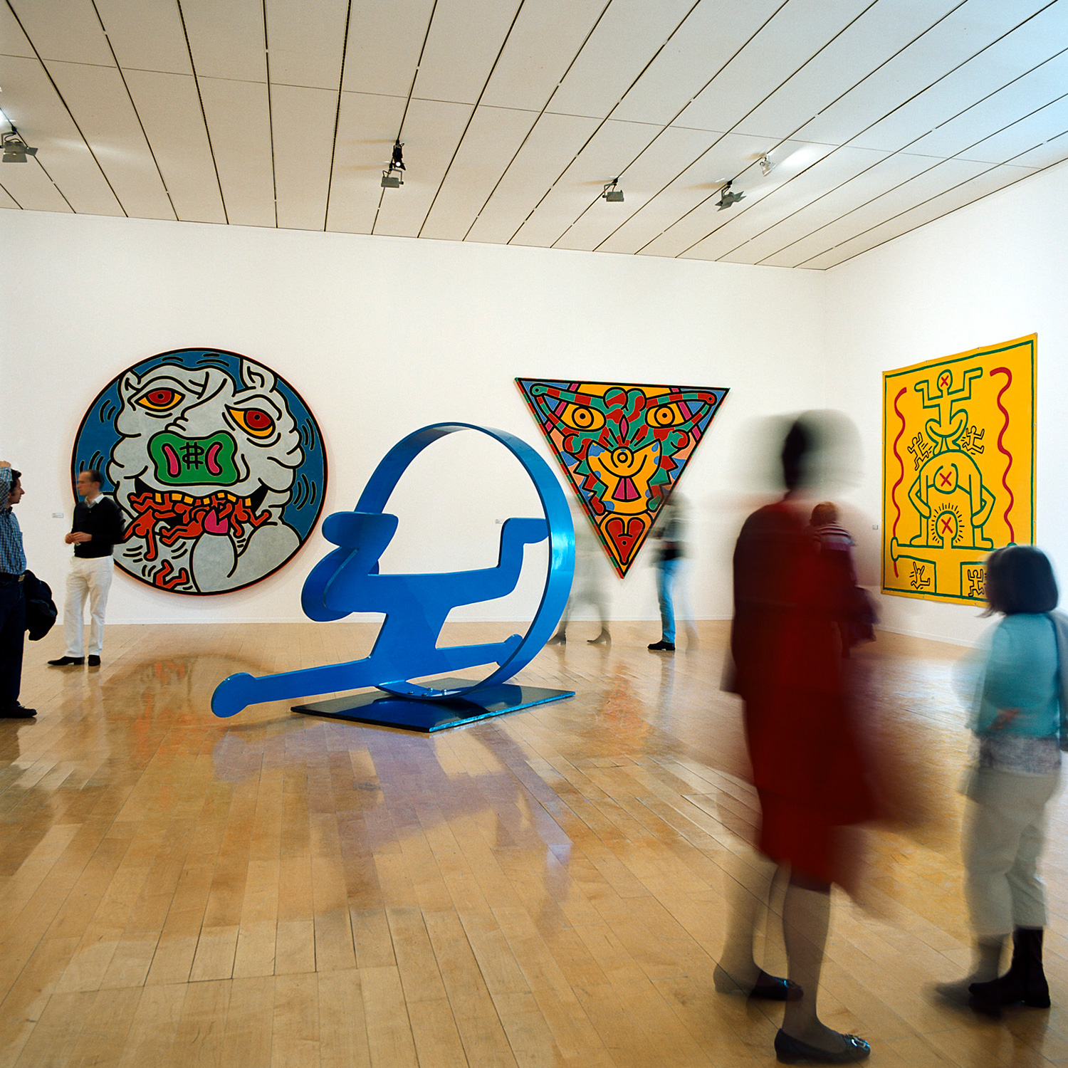 Vue de l'exposition Keith Haring