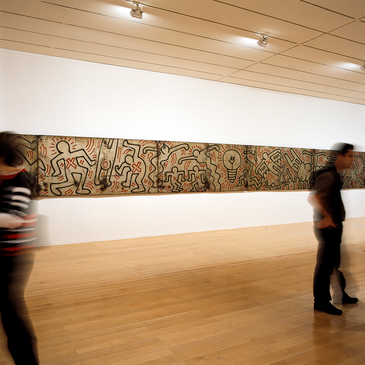 Vue de l'exposition Keith Haring