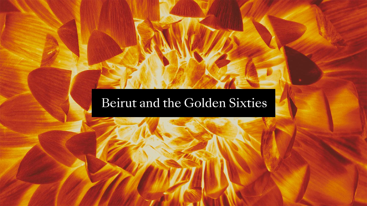 Exhibition Beirut and the Golden Sixties