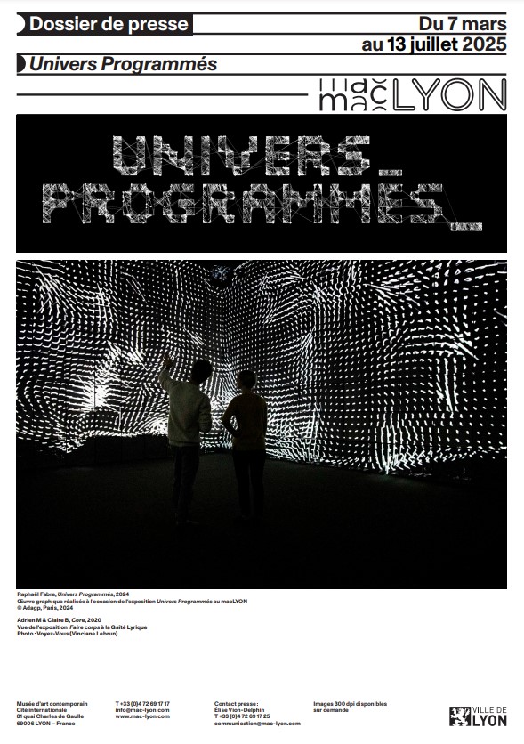 Dossier de presse première page