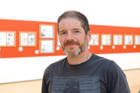 Portrait d'artiste Charlie Adlard