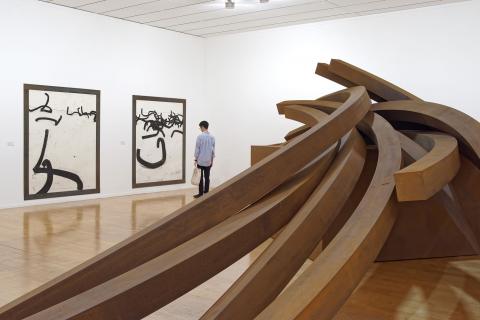 Exhibition view Bernar Venet