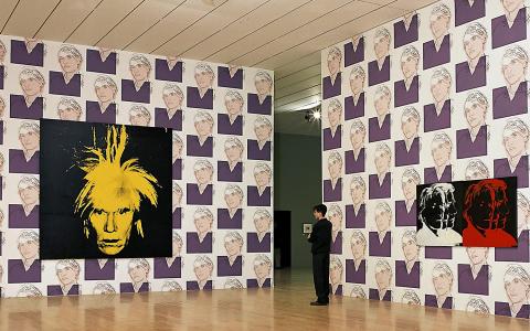 Vue d'exposition Andy Warhol