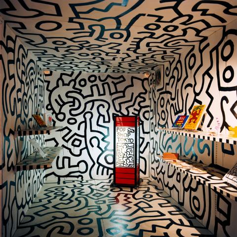 Vue d'exposition Keith Haring