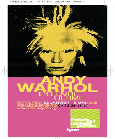 Flyer Andy Warhol