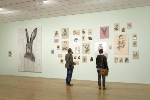 Vue d'exposition Edi Dubien