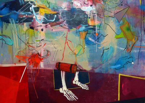 Artwork by Thameur Mejri, detail