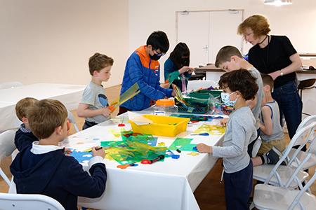 Atelier avec des enfants