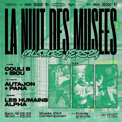 Visuel de la Nuit des musées avec High-lo