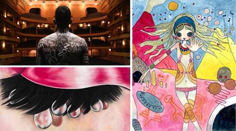 Visuel des trois expositions