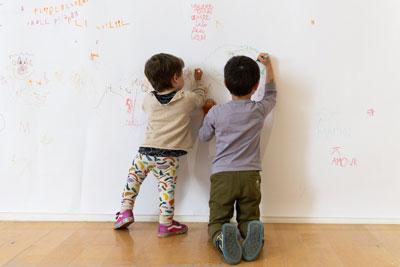 Photo d'un atelier avec les enfants