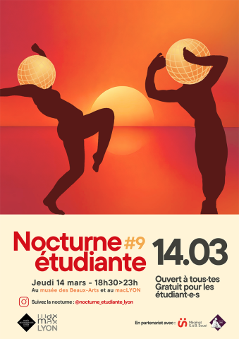 Affiche de la nocturne étudiante 2024