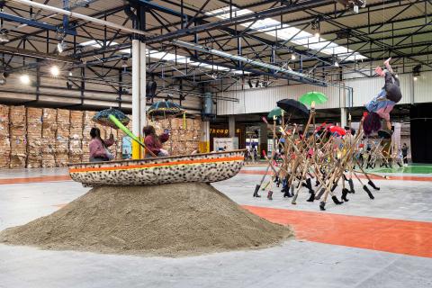 Simphiwe Ndzube, Journey to Asazi (détail), 2019